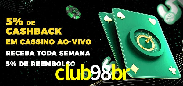 Promoções do cassino ao Vivo club98br